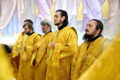 Первое соборное служение духовенства епархии после строгого карантина