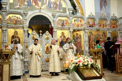 На праздник Преображения Господня митрополит Викентий освятил яблоки и виноград