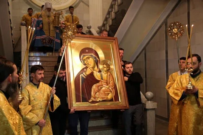 В Ташкент доставлена икона Божией Матери «Отрада и Утешение»