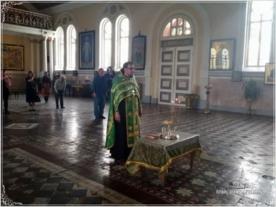 Праздничная служба на Вербное Воскресенье