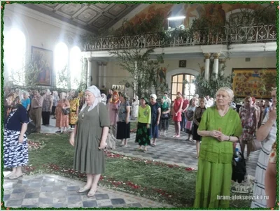 Праздник Святой Троицы в Алексиевском соборе