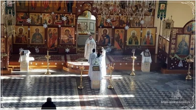 Крещение Господне 2018 года в Свято-Алексиевском соборе