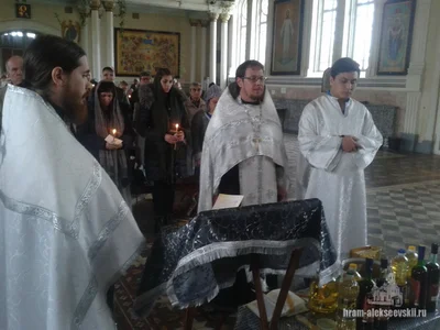 Таинство соборования в Великий Пост