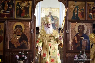 Память преподобного Саввы Освященного архипастырь почтил в Свято-Алексиевском соборе Самарканда