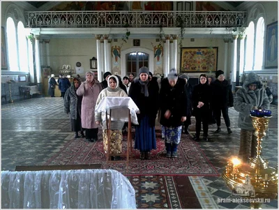 Божественная Литургия в день Сретения Господня