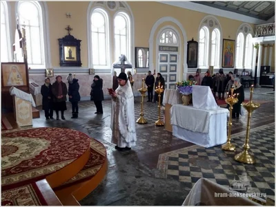 Божественная Литургия в праздник Сретения Господня