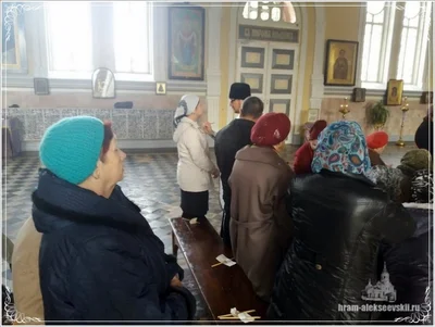 В нашем храме прошло Таинство Соборования