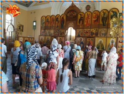 В нашем храме прошел молебен на начало учебного года