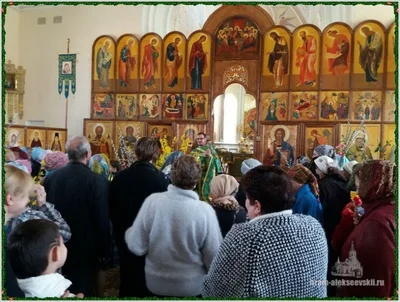 Вход Господень во Иерусалим-праздник в Свято – Алексиевском соборе