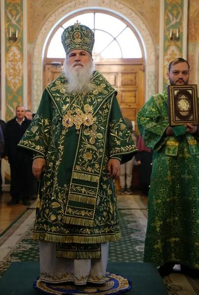 Митрополит Викентий в Троицком монастыре (ноябрь 2019)