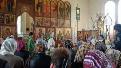 В Свято – Алексиевском Соборе г. Самарканда молитвенно отметили праздник Входа Господня в Иерусалим