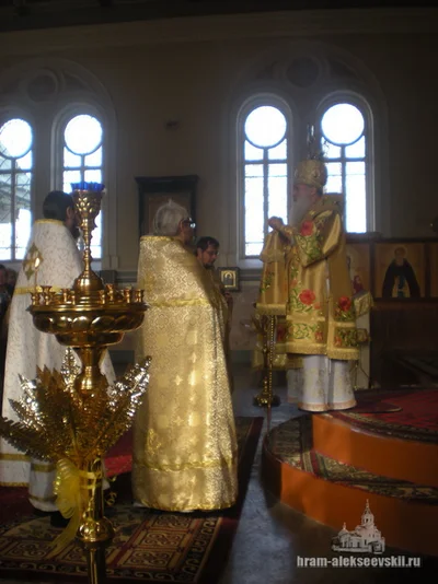 Память преподобного Саввы Освященного архипастырь почтил в Свято-Алексиевском соборе Самарканда