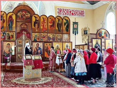 Архипастырский пасхальный визит в Свято — Алексиевский собор