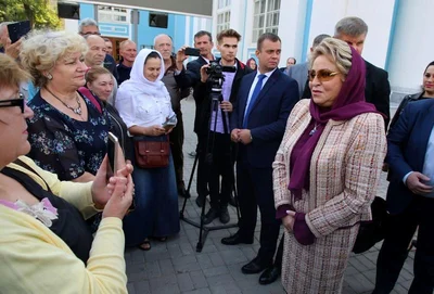 Ташкентскую епархию посетила Валентина Матвиенко
