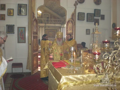 Память преподобного Саввы Освященного архипастырь почтил в Свято-Алексиевском соборе Самарканда
