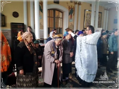 В нашем храме прошло первое Таинство Соборования