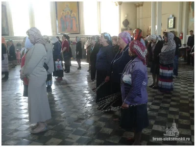 Праздничная литургия Входа Господня в Иерусалим прошла в Свято — Алексиевском соборе