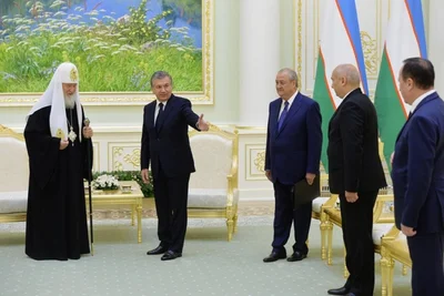 Состоялась встреча Святейшего Патриарха Кирилла с Президентом Республики Узбекистан Ш.М. Мирзиёевым