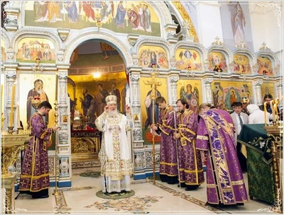 Патриарх Кирилл совершил великий чин освящения главного храма епархии и всего Среднеазиатского митрополичьего округа