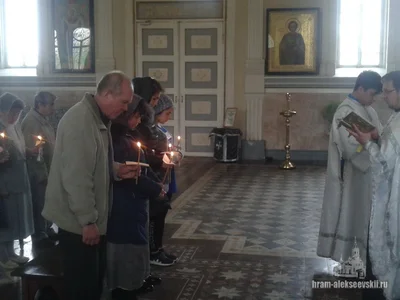 Таинство соборования в Великий Пост