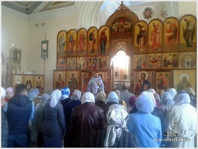 Праздник Благовещения в нашем храме
