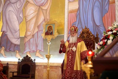 Духовенство епархии поздравило архипастыря с Пасхой Христовой