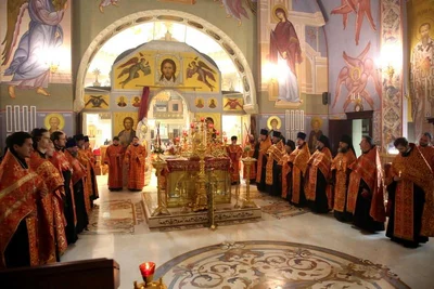 Духовенство епархии поздравило архипастыря с Пасхой Христовой