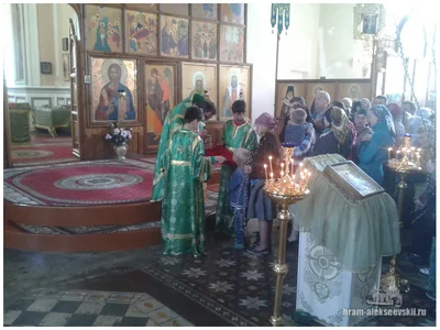 Праздничная литургия Входа Господня в Иерусалим прошла в Свято — Алексиевском соборе