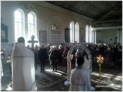 Божественная Литургия в великий праздник Крещения Господня