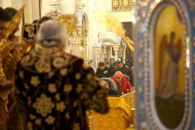 Новогодняя ночь в главном храме епархии