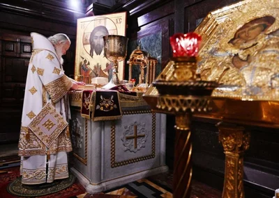 В день рождения Святейшего Патриарха Кирилла митрополит Викентий сослужил Божественную литургию в Храме Христа Спасителя