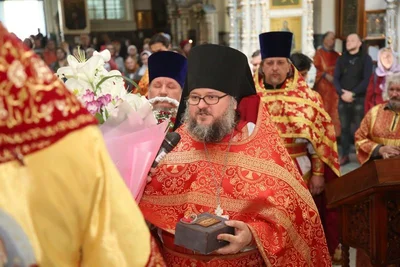 Духовенство епархии поздравило архипастыря с Пасхой Христовой