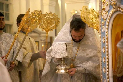 В праздник Крещения Господня митрополит Викентий совершил Литургию в кафедральном соборе города Ташкента