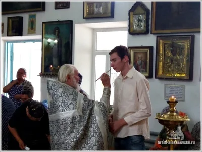 В Георгиевском храме г. Самарканда, состоялось Таинство Соборования