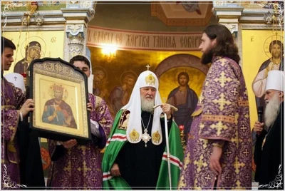 Патриарх Кирилл совершил великий чин освящения главного храма епархии и всего Среднеазиатского митрополичьего округа