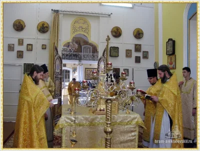 Престольный праздник в храме святителя Алексия, митрополита Московского и всея России чудотворца