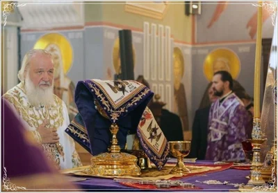 Патриарх Кирилл совершил великий чин освящения главного храма епархии и всего Среднеазиатского митрополичьего округа