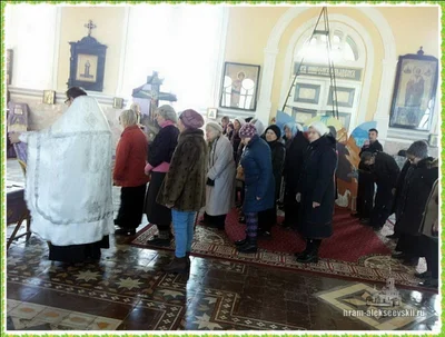 В соборе прошел молебен на Новый год