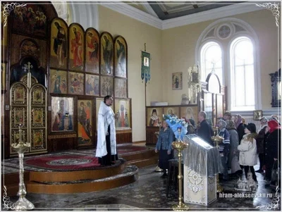 В нашем храме прошло первое Таинство Соборования