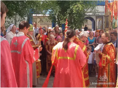 Престольный праздник в храме вмч. Георгия Победоносца