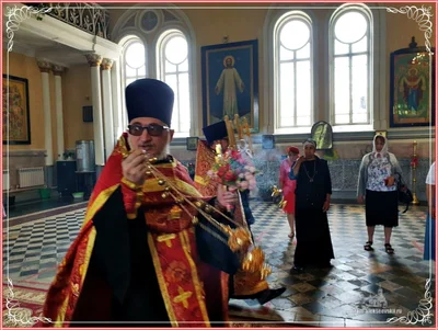 Архипастырский пасхальный визит в Свято — Алексиевский собор