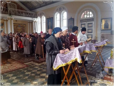 В нашем храме прошло Таинство Соборования