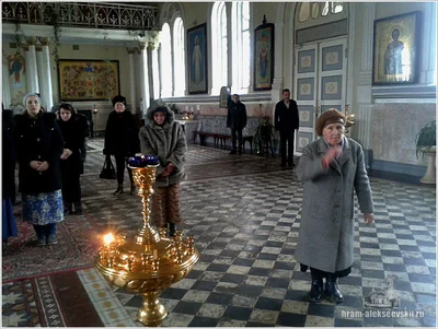 Божественная Литургия в день Сретения Господня