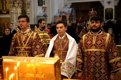 Новогодняя ночь в главном храме епархии