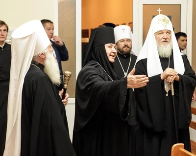 Предстоятель Русской Православной Церкви посетил Свято-Троицкий Никольский женский монастырь