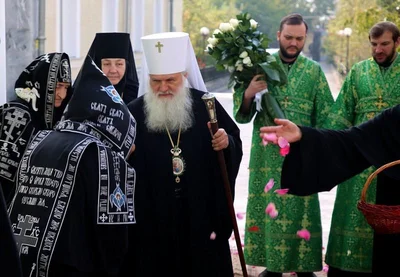 Митрополит Викентий в Троицком монастыре (октябрь 2019)