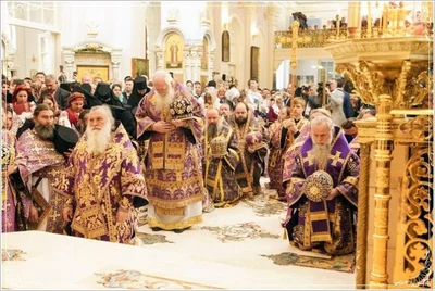 Патриарх Кирилл совершил великий чин освящения главного храма епархии и всего Среднеазиатского митрополичьего округа