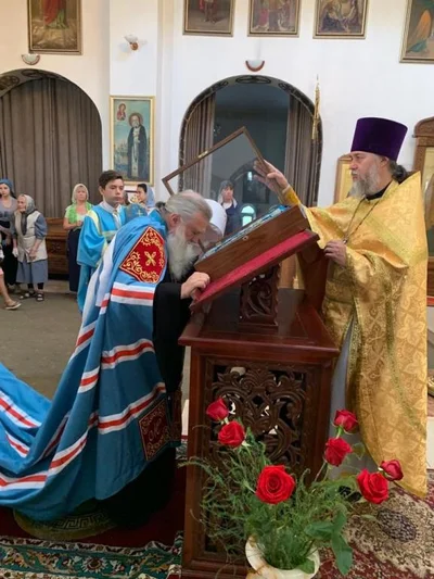 Митрополит Ташкентский и Узбекистанский Викентий, глава Среднеазиатского митрополичьего округа возглавил Божественную литургию в Свято-Никольском кафедральном соборе г. Душанбе