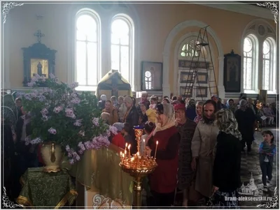 Праздничная служба на Вербное Воскресенье