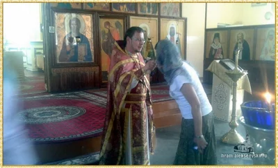 Состоялась Литургия в память усекновения главы Иоанна Предтечи